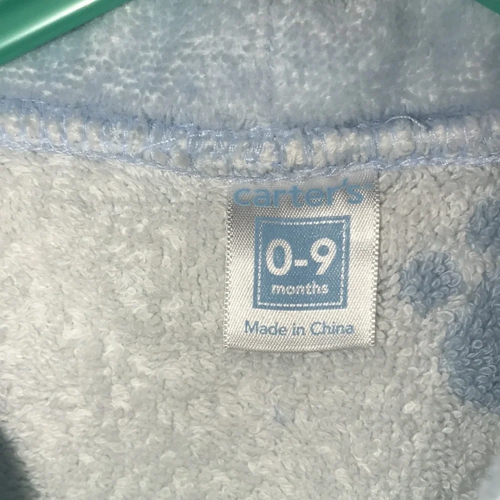 NWT Boy’s Carter's Paw Print Terry Robe